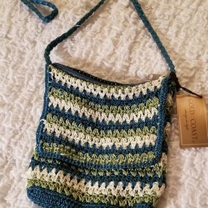 Crochet crossbody bag